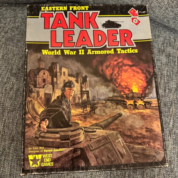 Eastern Front Tank Leader (open, mostly unpunched) West End Games - Picture 1 of 16